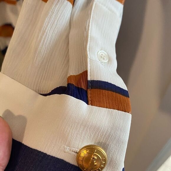 [kenzo] archive pleated high- low hem blouse. #7 - Picture 6 of 12